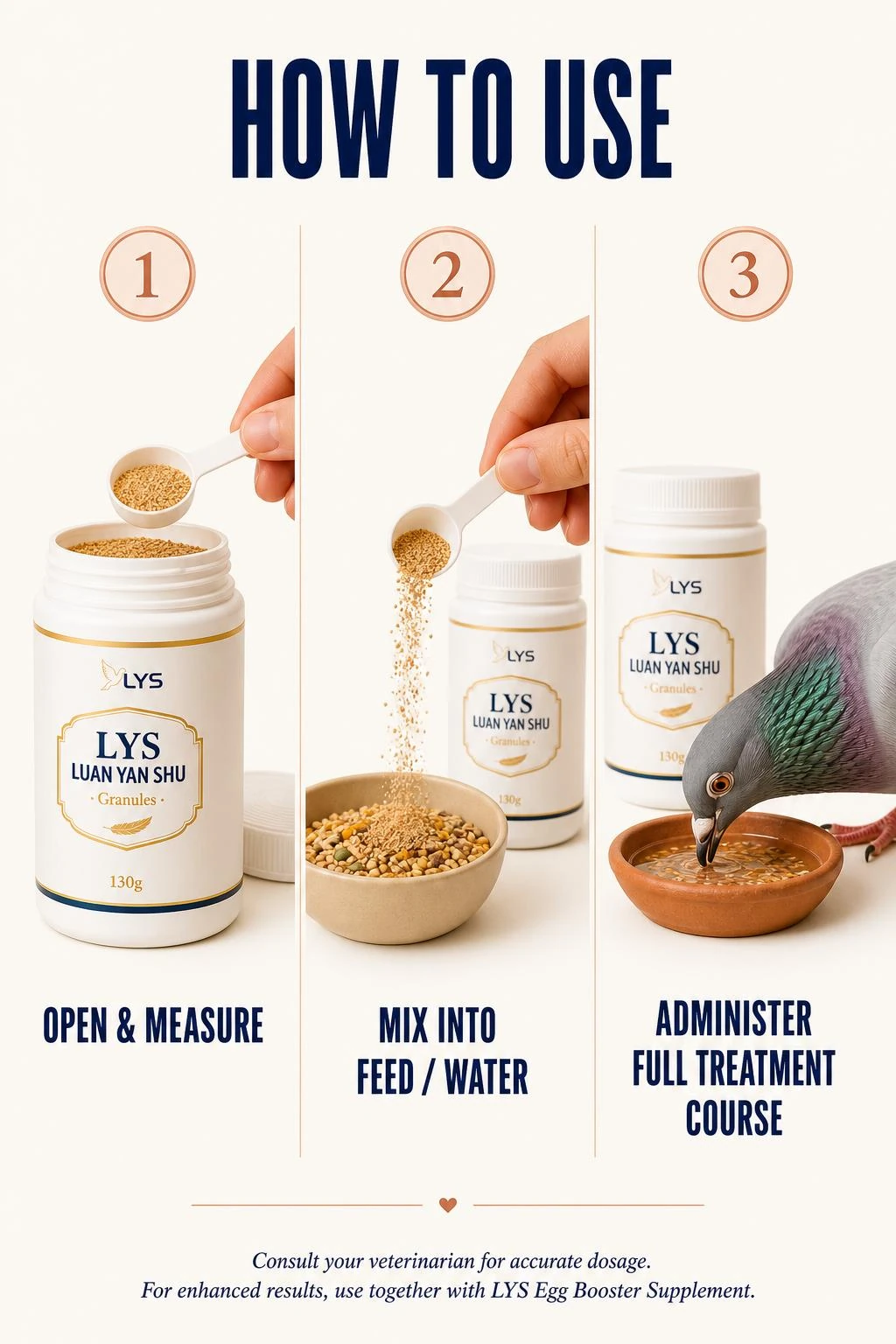 Pigeon Nutrition Granules 130 g original product specification image