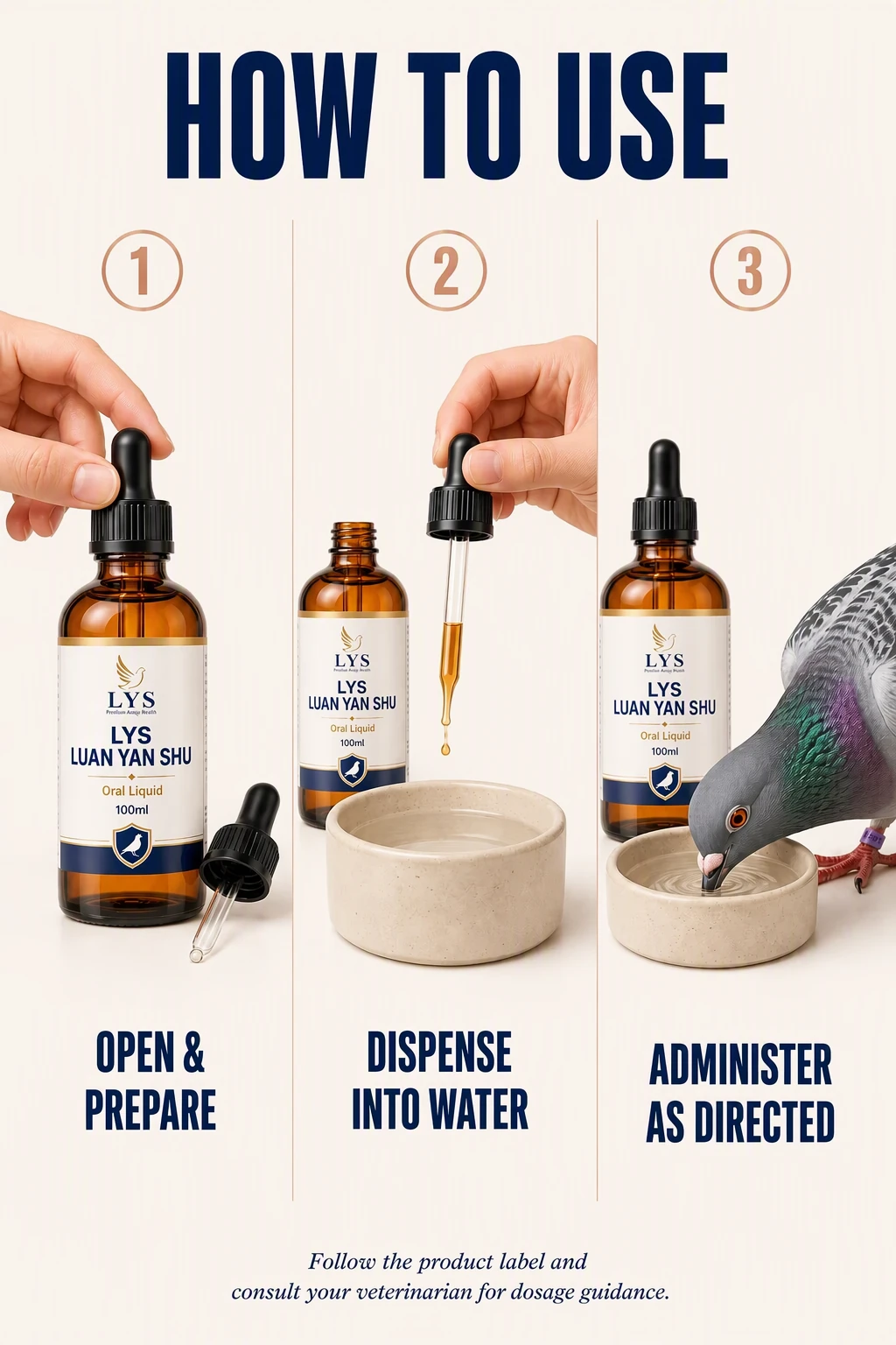 Pigeon Nutrition Oral Liquid 100 ml original product specification image
