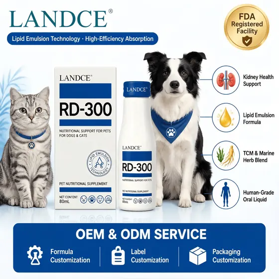LANDCE RD-300 kidney nutrition liquid for dogs and cats